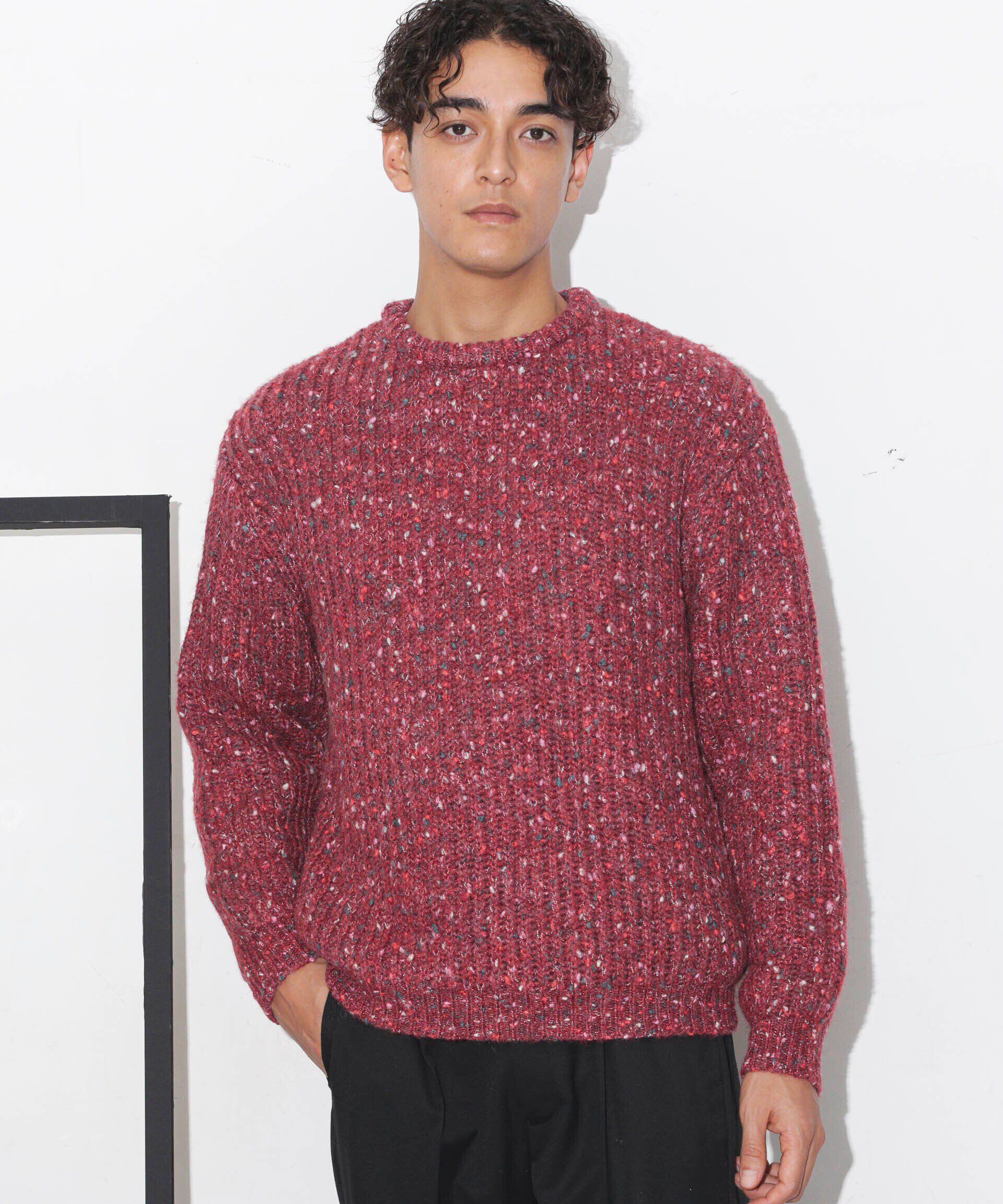 nano･universe「ファンシーネッププルオーバー」|ニット・セーター|