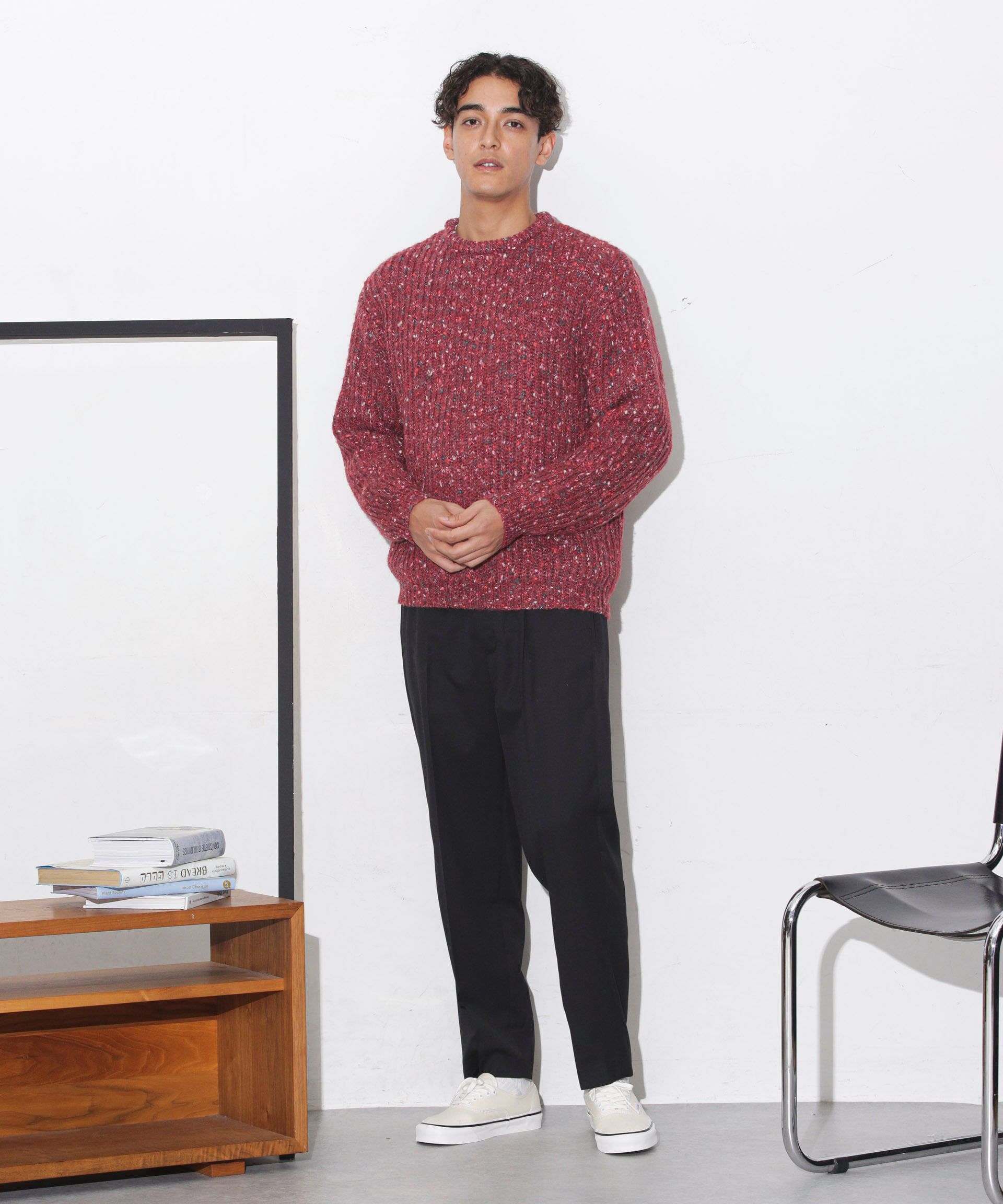 nano･universe「ファンシーネッププルオーバー」|ニット・セーター|