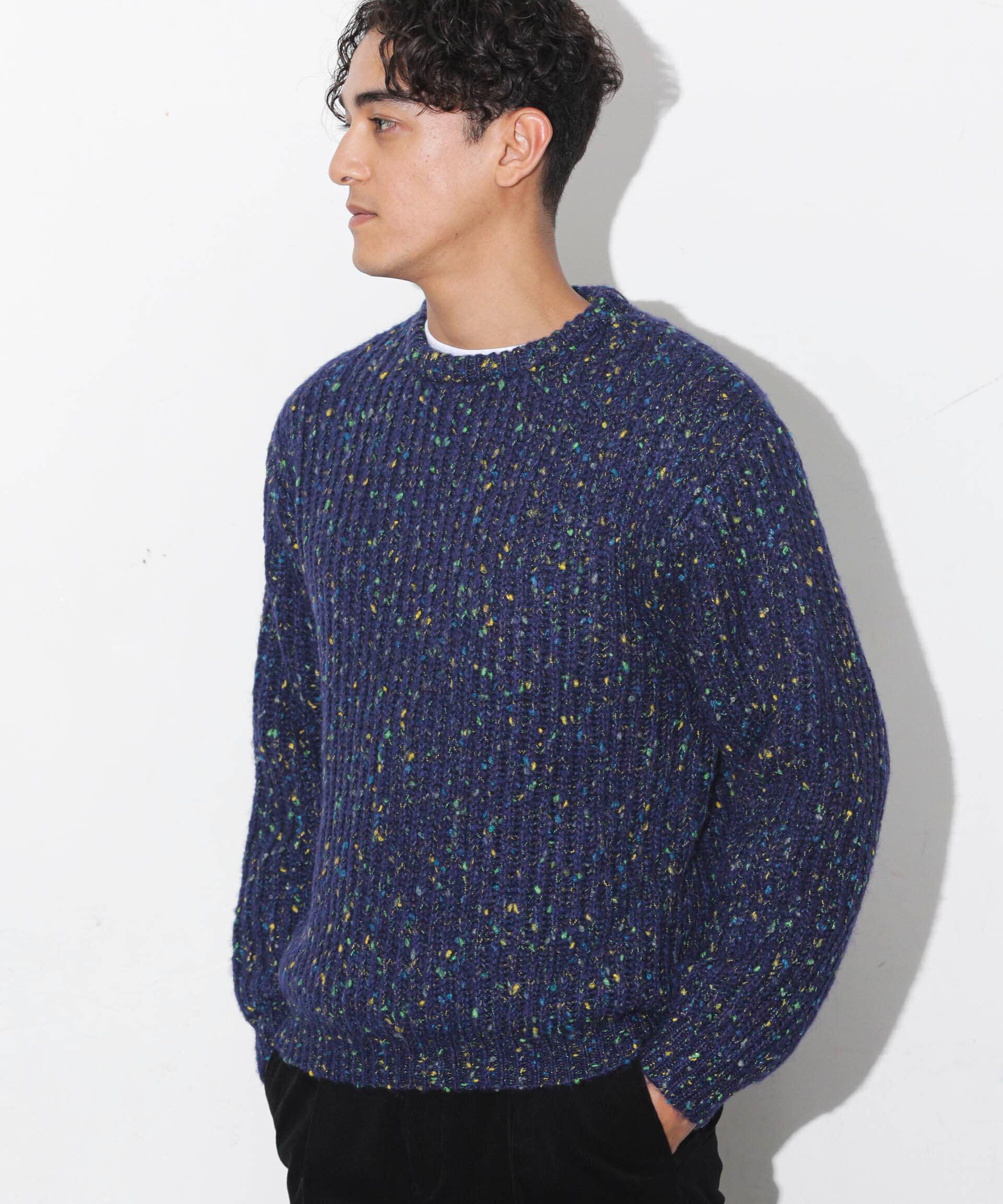 nano･universe「ファンシーネッププルオーバー」|ニット・セーター|