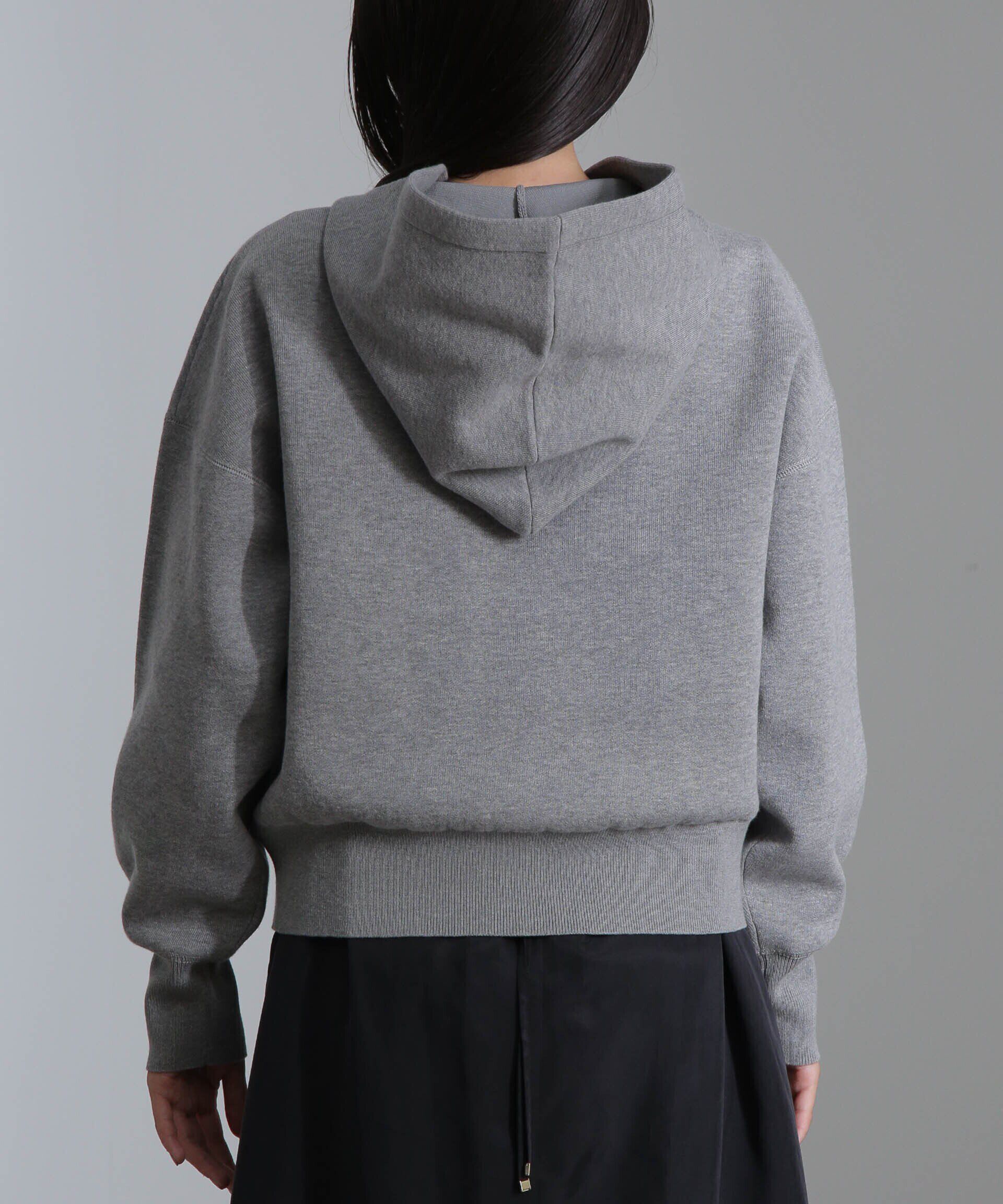 nano･universe「接結ニットパーカー」|ニット・セーター|