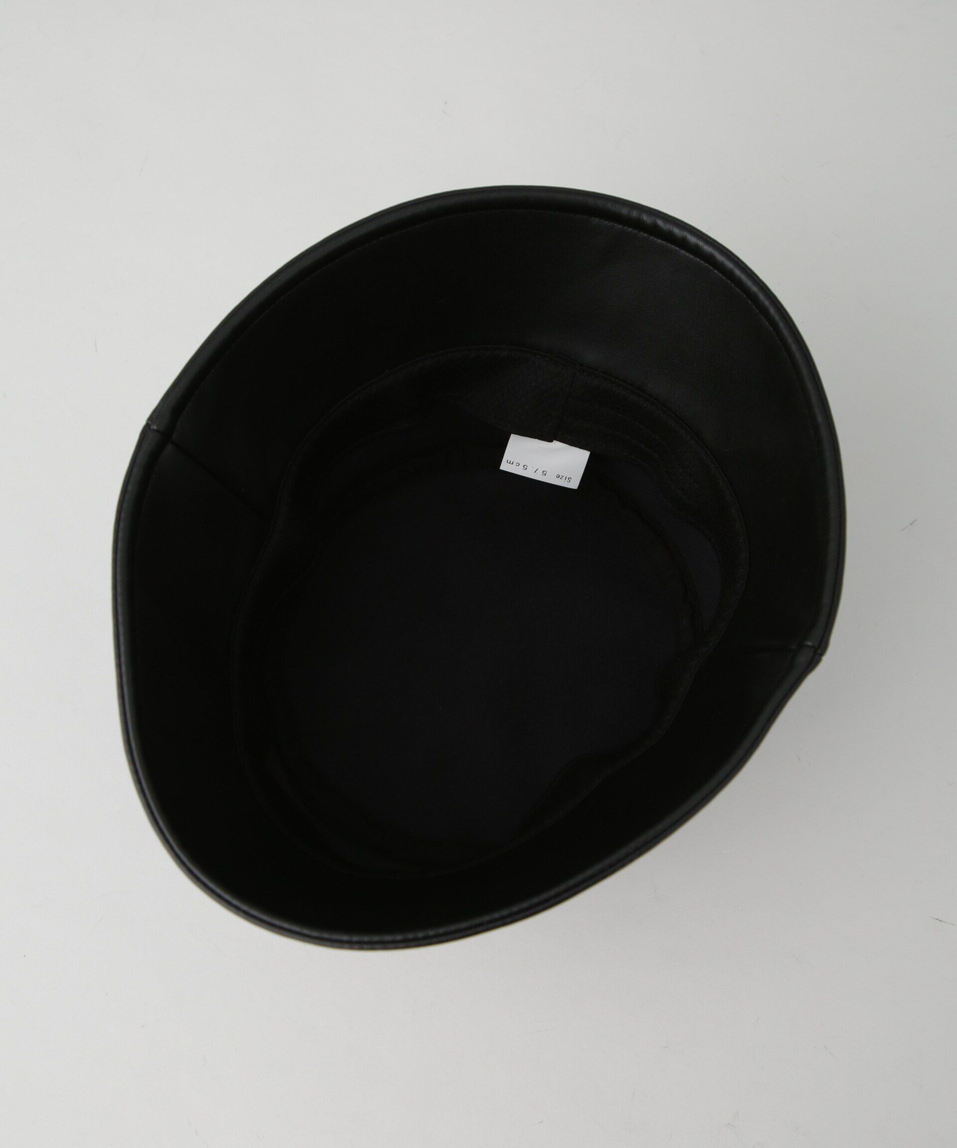 nano･universe「フェイクレザーバケットハット」|キャップ・キャスケット|