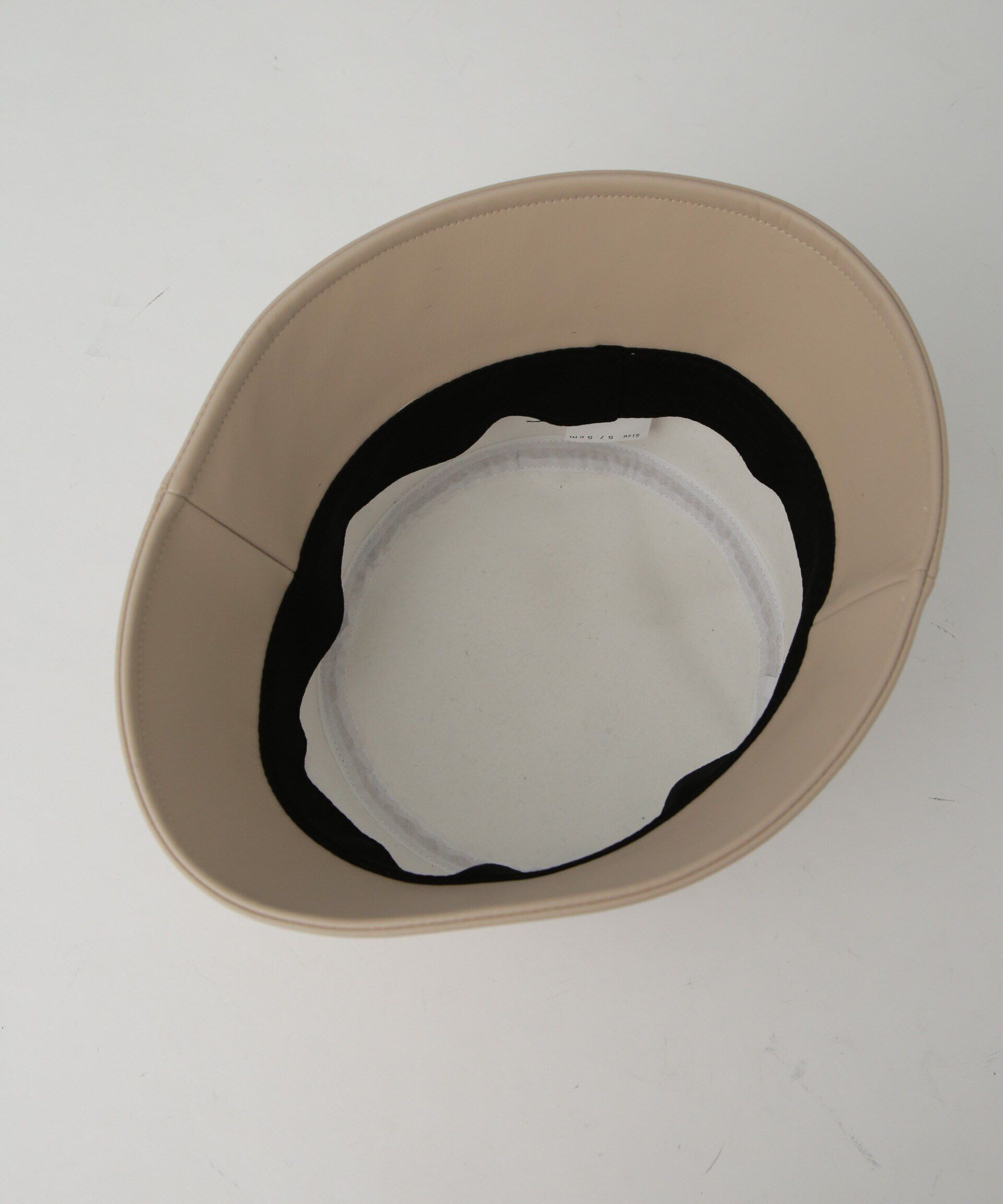 nano･universe「フェイクレザーバケットハット」|キャップ・キャスケット|