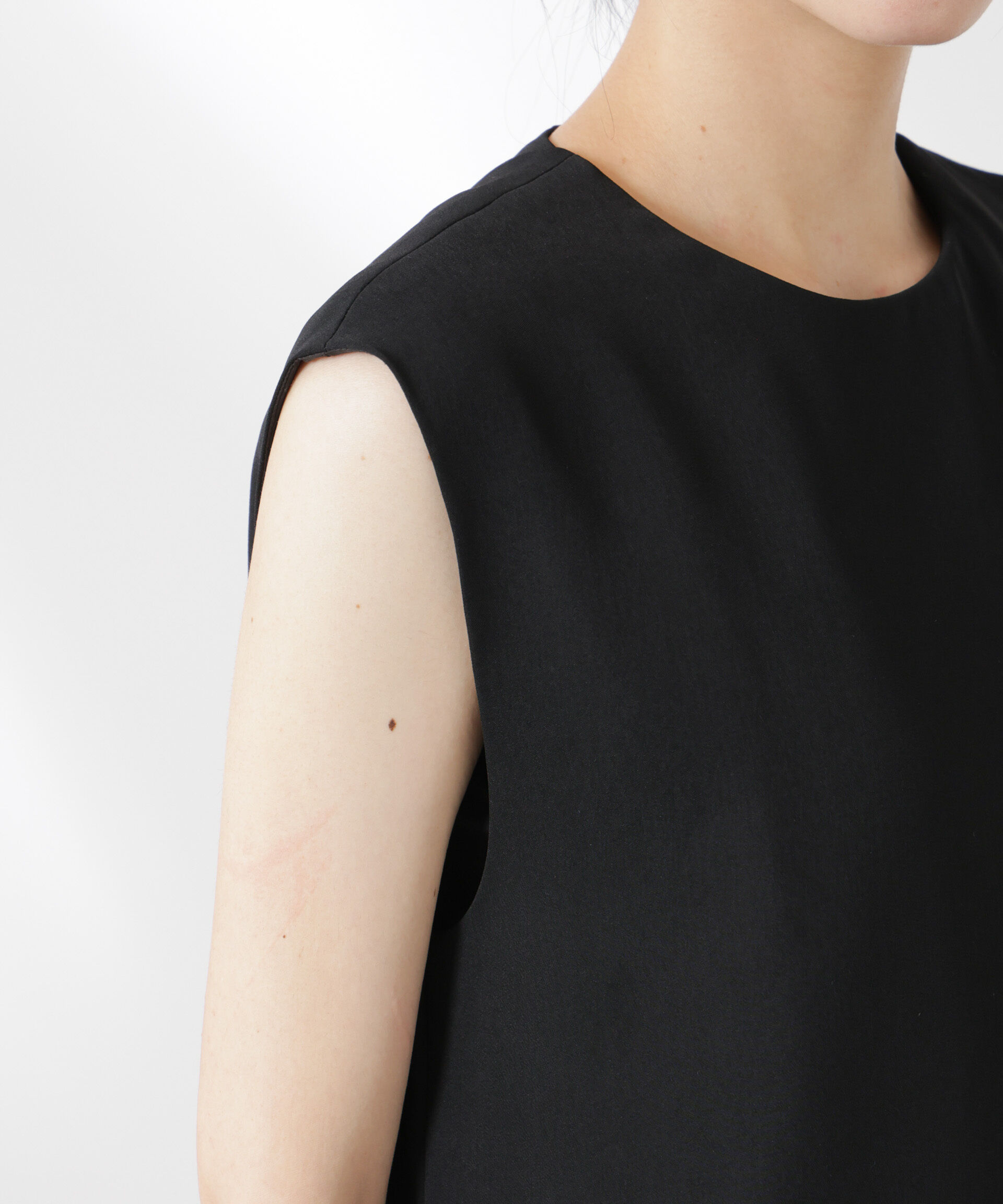 nano･universe「ダブルクロスフロントレイヤードブラウス (セットアップ可)」|シャツ・ブラウス|