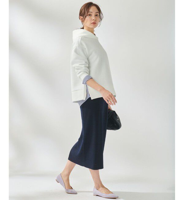 組曲「【洗える】アイレットパターン ニットスカート」|スカート|