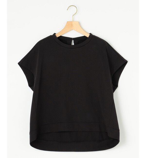 組曲「【汗ジミ防止・撥水】GIZAプレーティング天竺フレンチスリーブ カットソー」|Tシャツ・カットソー|