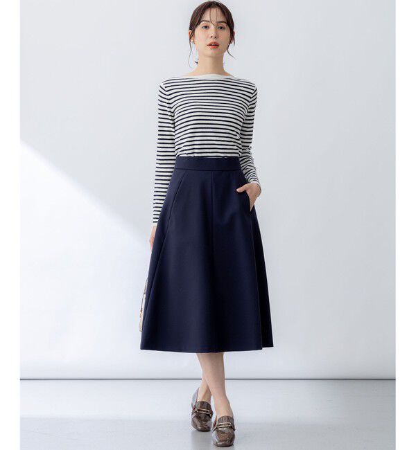 組曲「シルク混ニットロングＴシャツ」|ニット・セーター|