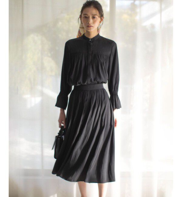 組曲「【WEB限定】ギャザーライトデシン スカート」|スカート|