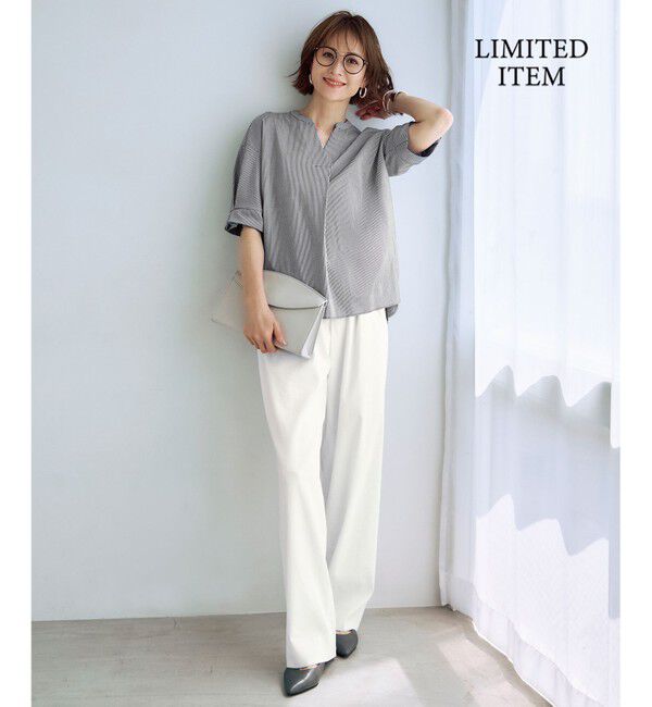 自由区「【WEB限定・洗える】サッカージャージー カットソー」|Tシャツ・カットソー|