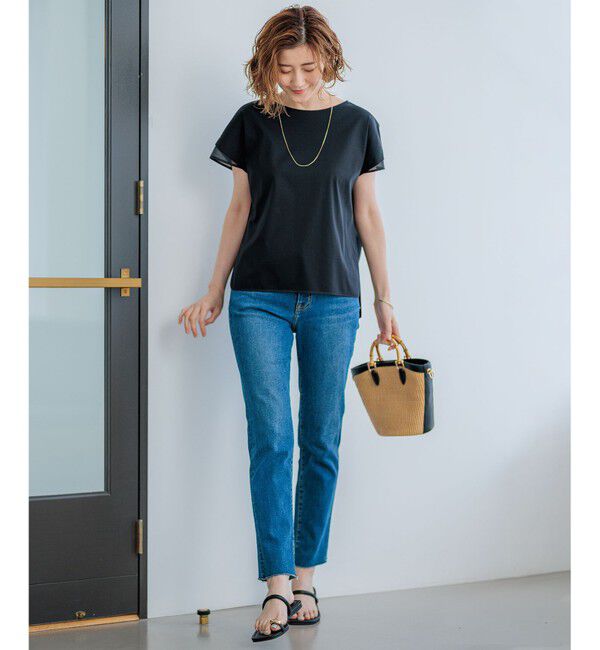 23区「【SLOW/洗える】SLOW DENIM タイトストレート デニム」|デニム|