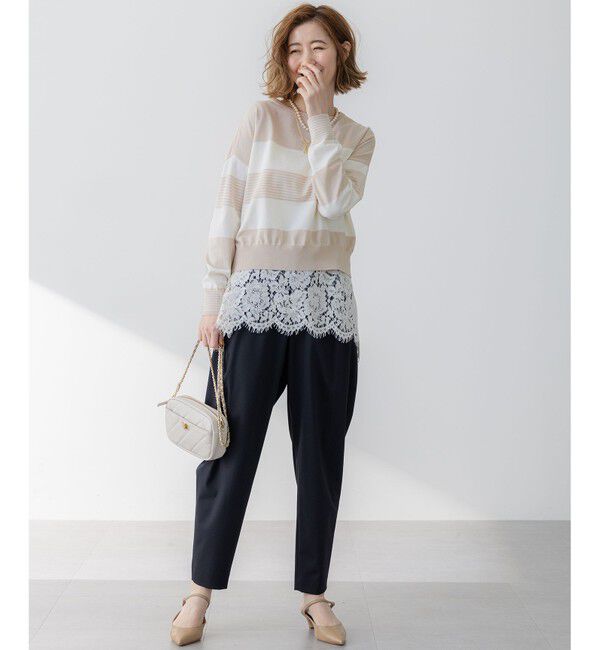 23区「ファスナー キルティング ショルダーバッグ」|ショルダー・メッセンジャー|