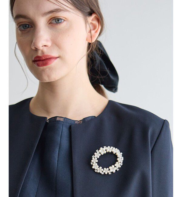 23区「【APPLAUDIR】サークル ブローチ」|ブローチ・コサージュ|ゴールド系