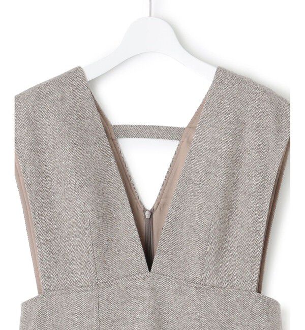 23区「シルクネップヘリンボーン オールインワン ワンピース」|ワンピース|