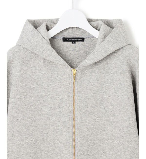 23区「【洗える】コットンエアーダンボール コクーン フーディー」|パーカー|