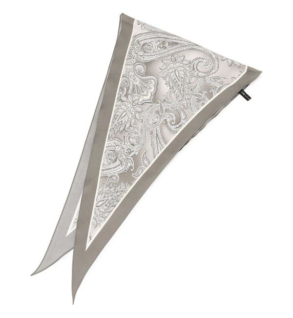 23区「Erica ペイズリー柄 ダイヤ スカーフ」|バンダナ・スカーフ|