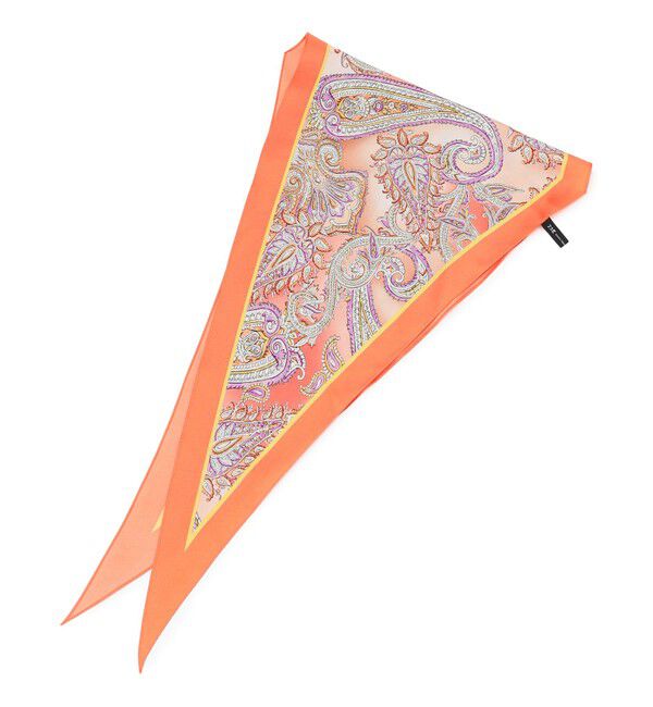 23区「Erica ペイズリー柄 ダイヤ スカーフ」|バンダナ・スカーフ|