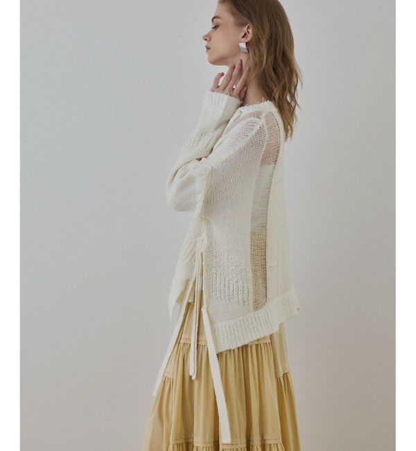 GRACE CONTINENTAL「ルーズオーバーニットトップ」|ニット・セーター|