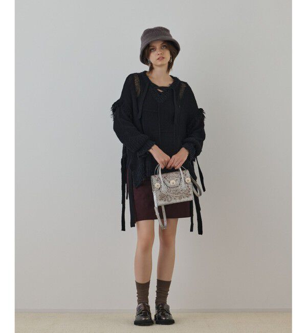 GRACE CONTINENTAL「ルーズオーバーニットトップ」|ニット・セーター|