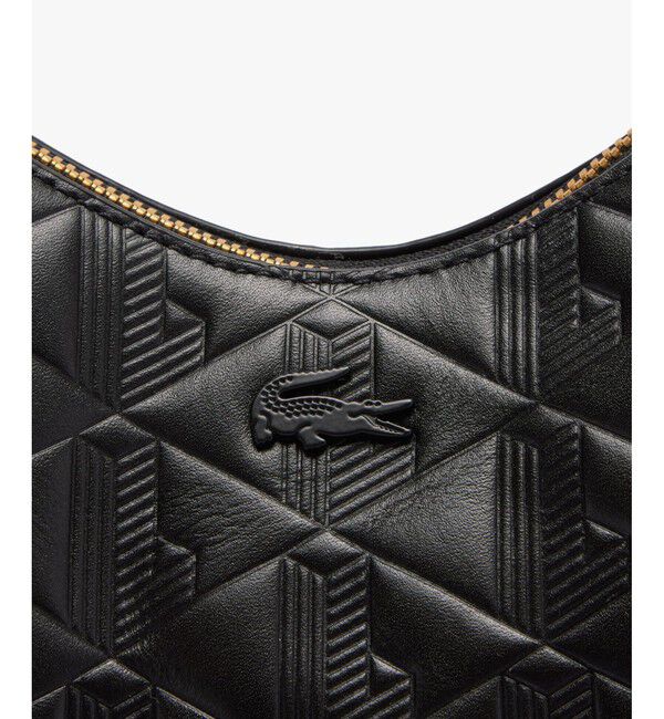 LACOSTE「マヘキ レザーショルダーバッグ / 三日月型ショルダーバッグ」|ショルダー・メッセンジャー|