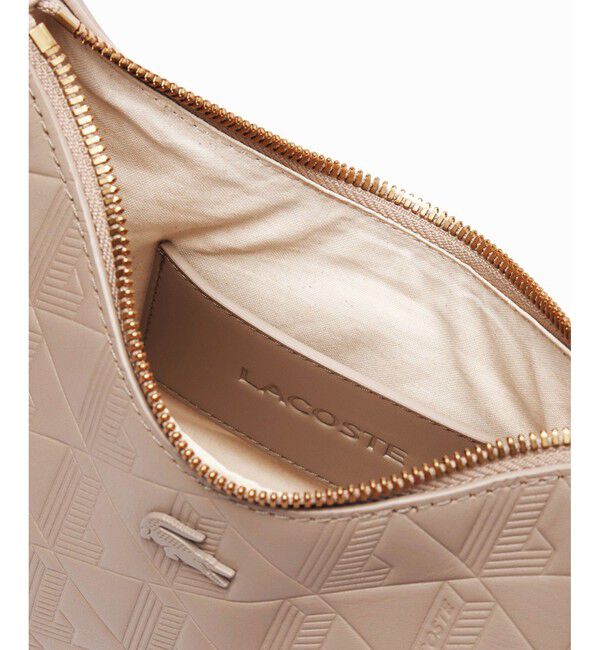 LACOSTE「マヘキ レザーショルダーバッグ / 三日月型ショルダーバッグ」|ショルダー・メッセンジャー|