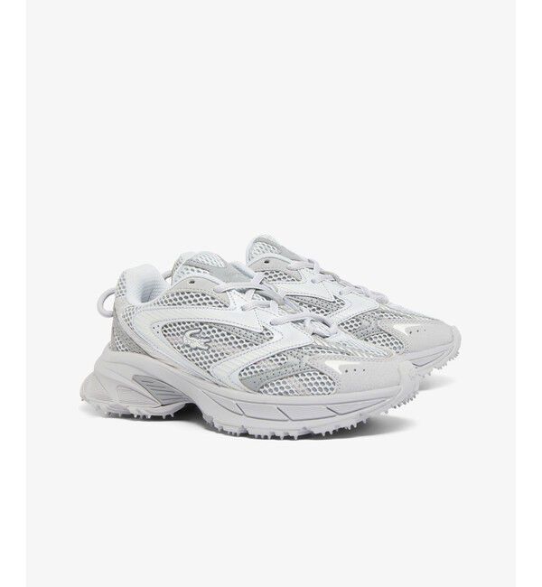 LACOSTE「レディース L003 NEO SHOT 125 1 SFA ビッグメッシュ ハイテクスニーカー」|スニーカー|