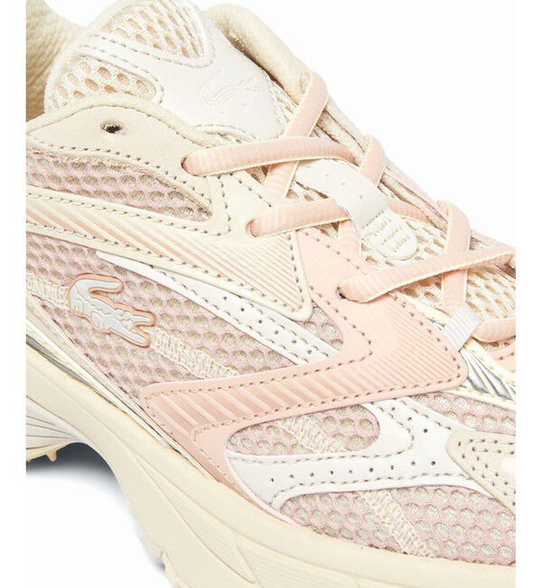 LACOSTE「レディース L003 NEO SHOT 125 1 SFA ビッグメッシュ ハイテクスニーカー」|スニーカー|