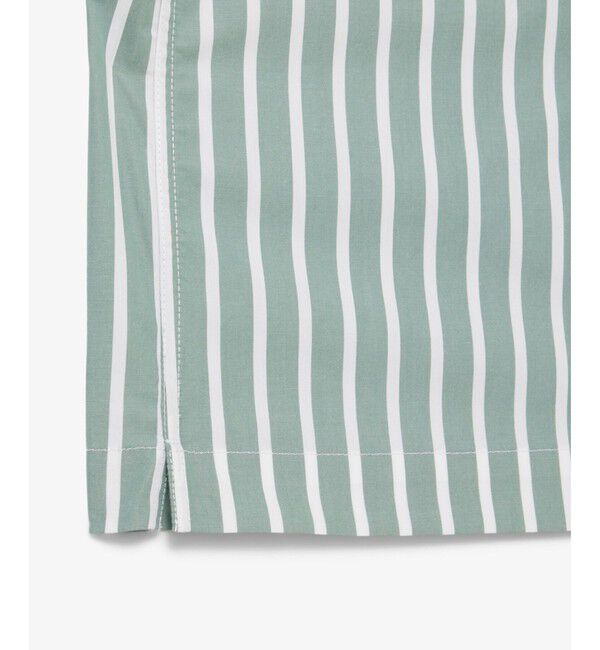 LACOSTE「ストライプオープンカラーシャツ」|シャツ・ブラウス|