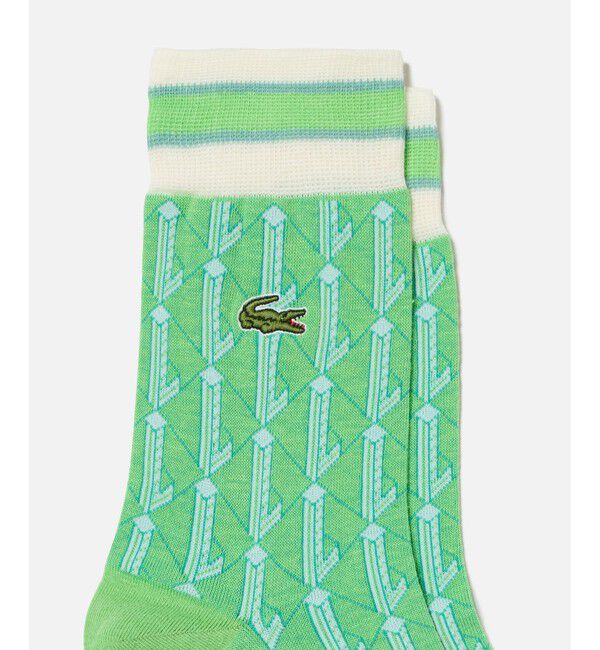 LACOSTE「モノグラムジャカードソックス」|ソックス|