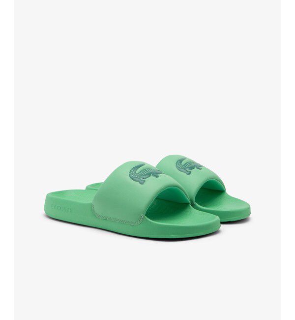 LACOSTE「メンズ SERVE SLIDE 1.0 125 1 CMA」|サンダル|グリーン
