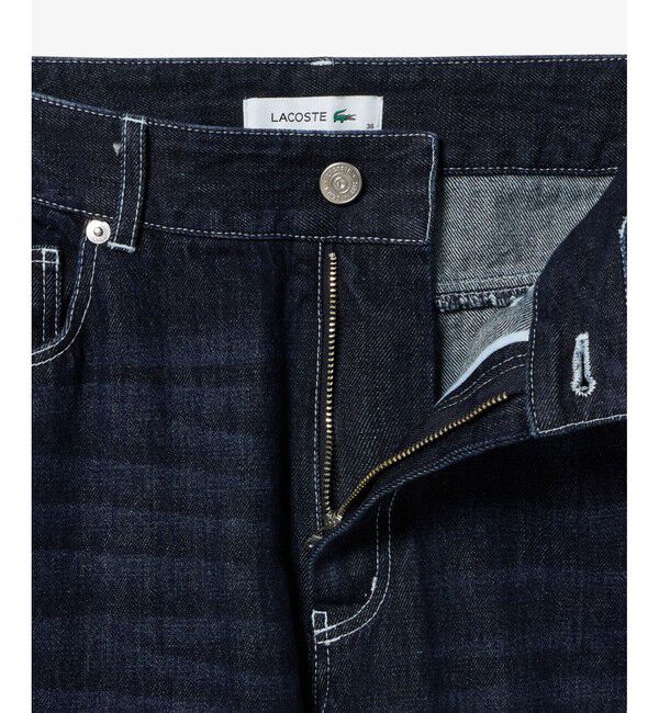 LACOSTE「バレルレッグデニムパンツ」|デニム|