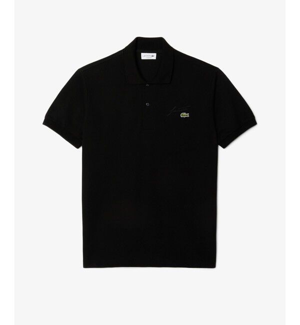 LACOSTE「スクリプトネームステッチポロシャツ」|ポロシャツ|