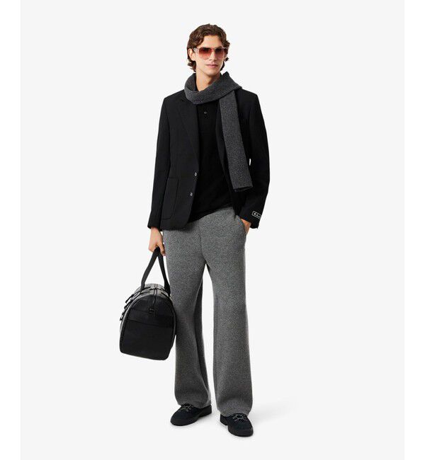 LACOSTE「スクリプトネームステッチポロシャツ」|ポロシャツ|