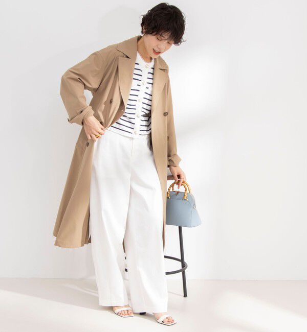 NOLLEY'S「ウォッシャブルチノ風ワイドパンツ」|その他|