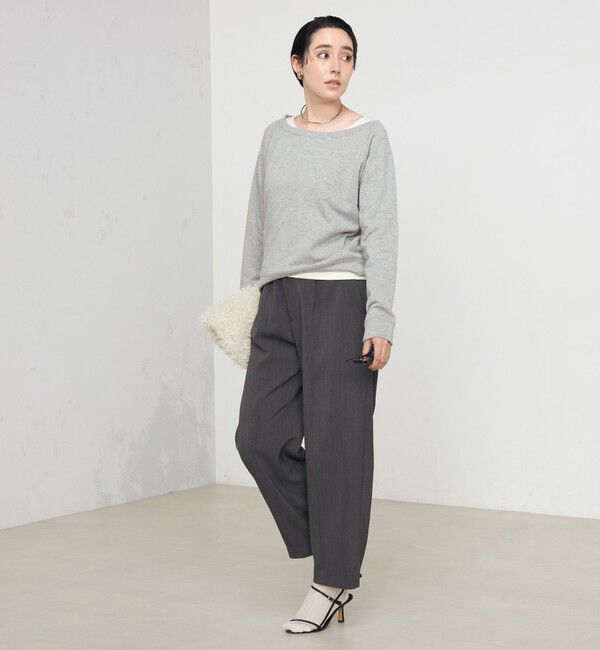 Rie Miller「《セットアップ対応》ウォッシャブルハイウエストバギーパンツ」|その他|