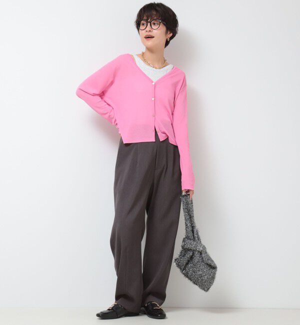 Rie Miller「《セットアップ対応》ウォッシャブルハイウエストバギーパンツ」|その他|