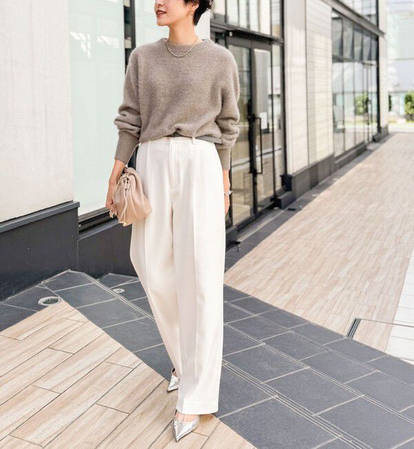 NOLLEY'S「ウォッシャブルウール調愛されイージーワイドパンツ」|その他|