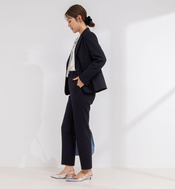 NOLLEY'S sophi「ウォッシャブルウール調サージテーパードパンツ」|その他|