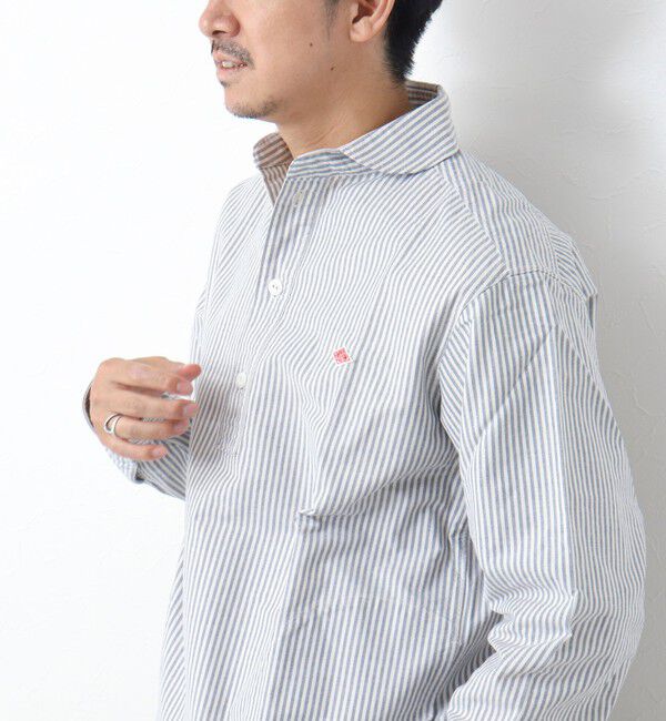 NOLLEY'S goodman「【DANTON/ダントン】ROUND COLLAR P.O SHIRT LS 25SS」|シャツ・ブラウス|