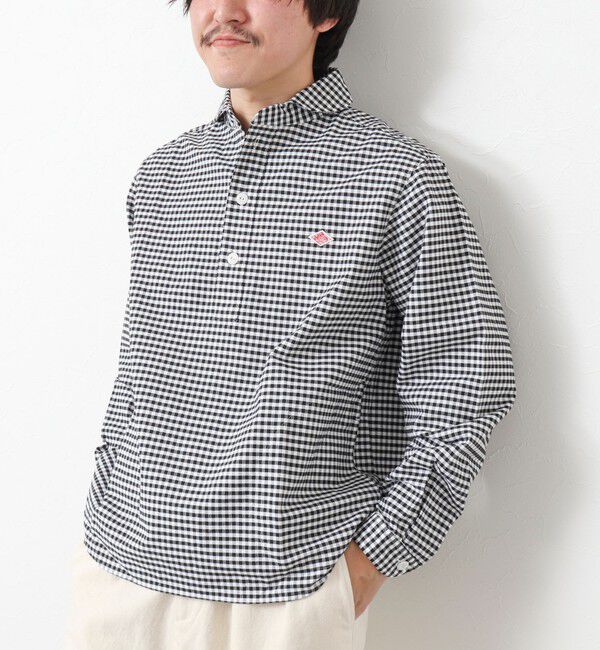 NOLLEY'S goodman「【DANTON/ダントン】ROUND COLLAR P.O SHIRT LS 25SS」|シャツ・ブラウス|