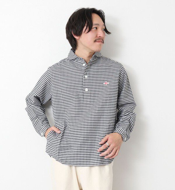 NOLLEY'S goodman「【DANTON/ダントン】ROUND COLLAR P.O SHIRT LS 25SS」|シャツ・ブラウス|