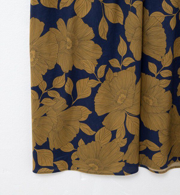 NOLLEY'S「フラワープリント＆ムジキャミワンピース」|ワンピース|