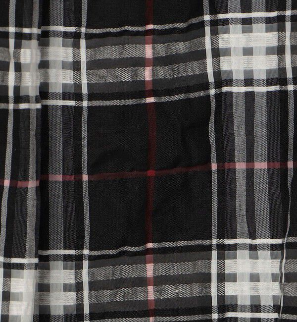  「シアーチェックタックギャザースカート」|スカート|