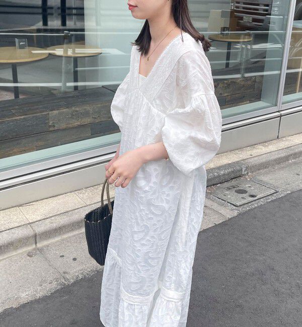 fredy emue「コットンジャガードワンピース」|ワンピース|