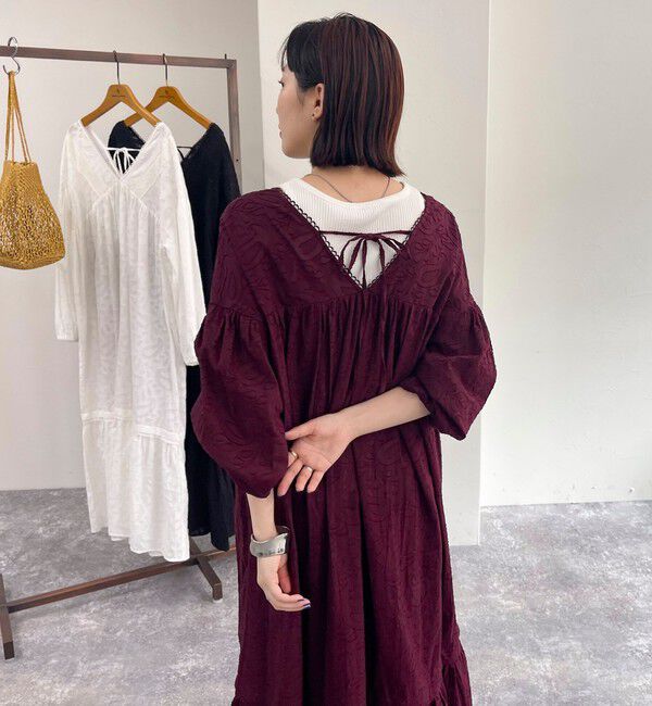 fredy emue「コットンジャガードワンピース」|ワンピース|
