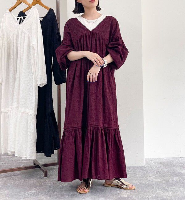 fredy emue「コットンジャガードワンピース」|ワンピース|