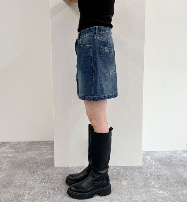fredy emue「2WAYファスナー付きデニムミニスカート」|スカート|
