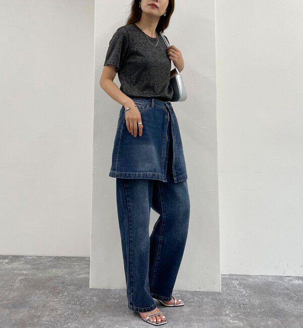 fredy emue「2WAYファスナー付きデニムミニスカート」|スカート|