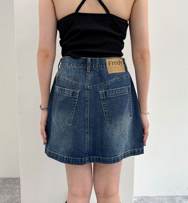 fredy emue「2WAYファスナー付きデニムミニスカート」|スカート|