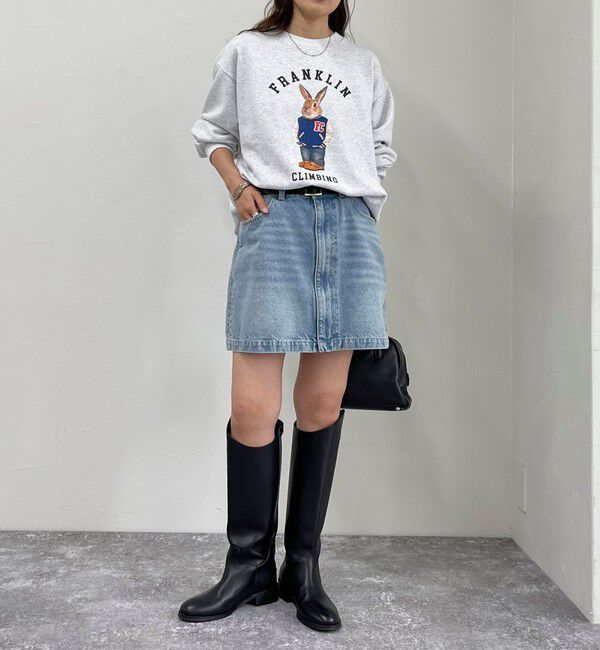 fredy emue「2WAYファスナー付きデニムミニスカート」|スカート|