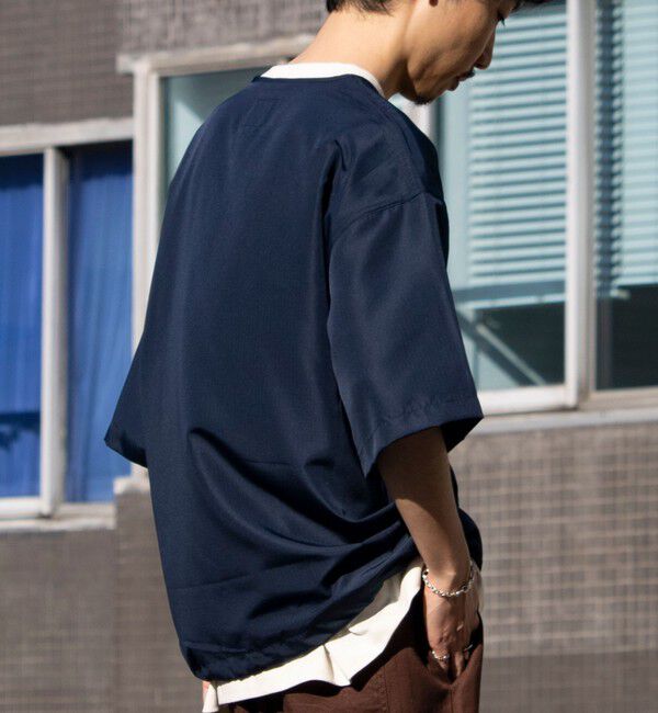 GLOSTER「【TAION/タイオン】別注 ミリタリー Ripstop ヘンリーネック 半袖Tシャツ ユニセックス」|Tシャツ・カットソー|