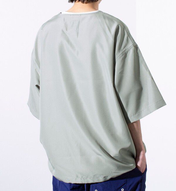 GLOSTER「【TAION/タイオン】別注 ミリタリー Ripstop ヘンリーネック 半袖Tシャツ ユニセックス」|Tシャツ・カットソー|